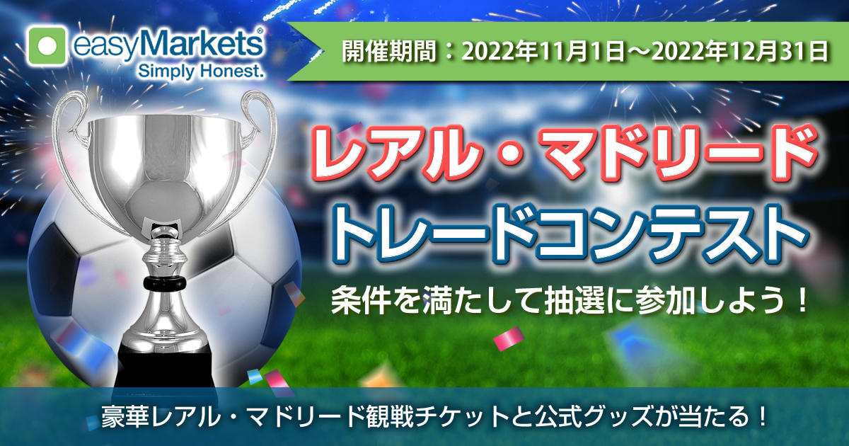 easyMarkets 抽選でレアル・マドリード観戦パッケージが当たるトレードコンテスト