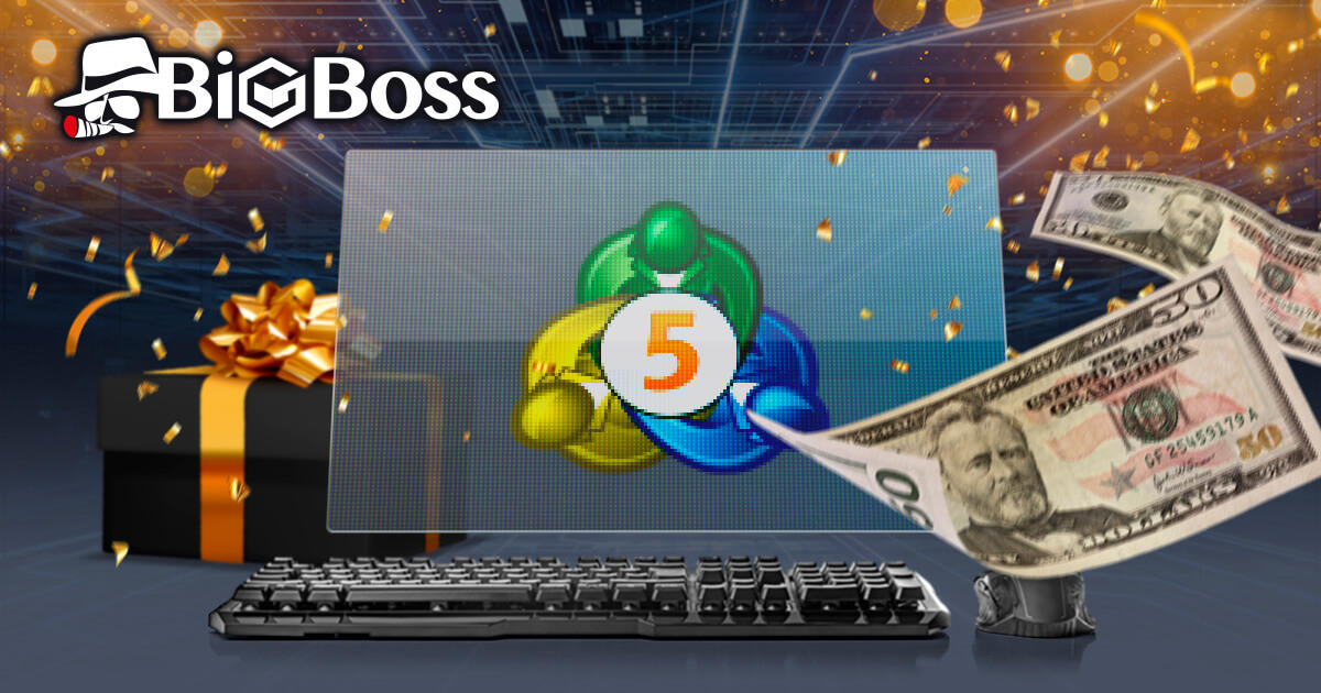BigBoss MT5リリース記念!MT5で取引するだけで$50をプレゼント!