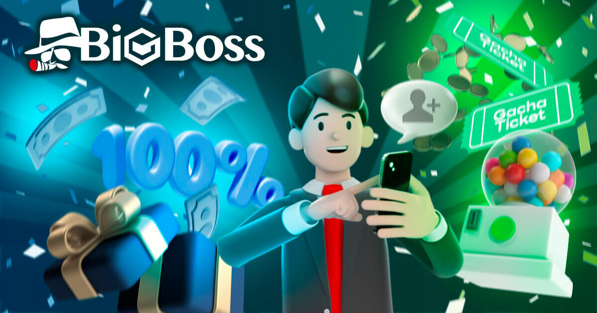 BigBossの公式LINE連携で100%入金ボーナス+最大2,000ドルガチャチケットをGET | BigBoss | FXプラス™