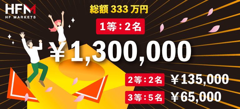 HF Marketsの春一番プロモーション！130万円が当たるチャンス