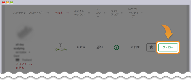 ストラテジーを選択する