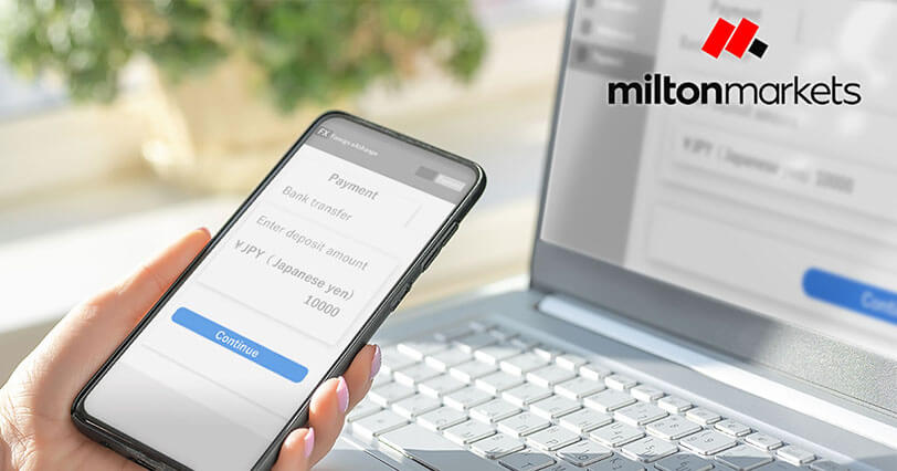 Milton Markets（ミルトン マーケッツ）の入金方法