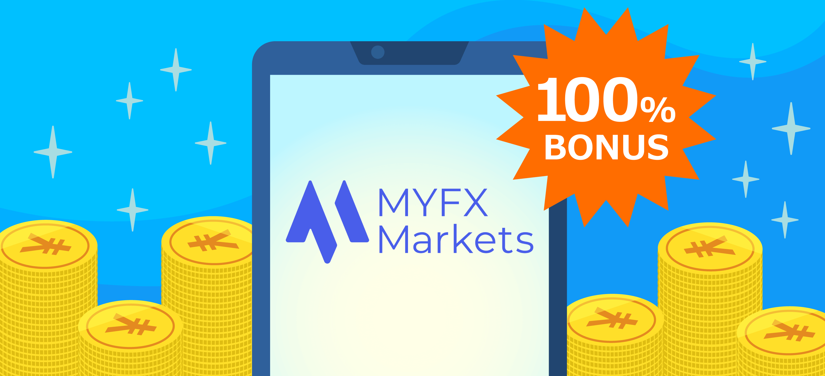MYFX Markets × FXplus100％入金ボーナスキャンペーンのイメージ画像