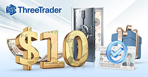 ThreeTrader 10ドル口座開設ボーナスで取引を始めよう