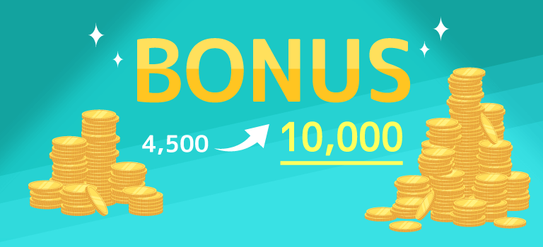XM 20％ボーナスの上限が4,500ドルから10,000ドルに！