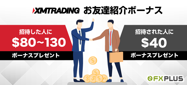 XM(XMTrading)お友達紹介ボーナス