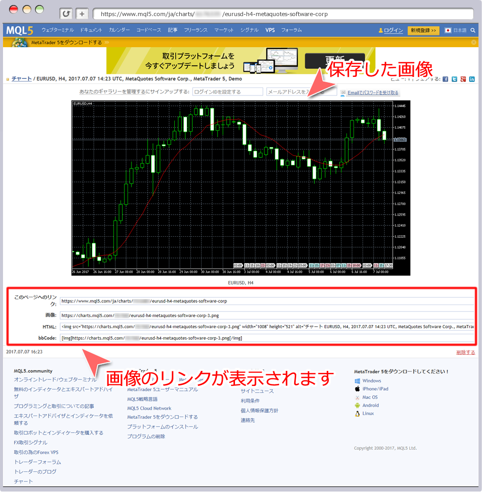 「作業中のチャート(可視範囲)」アップロード保存時の画像