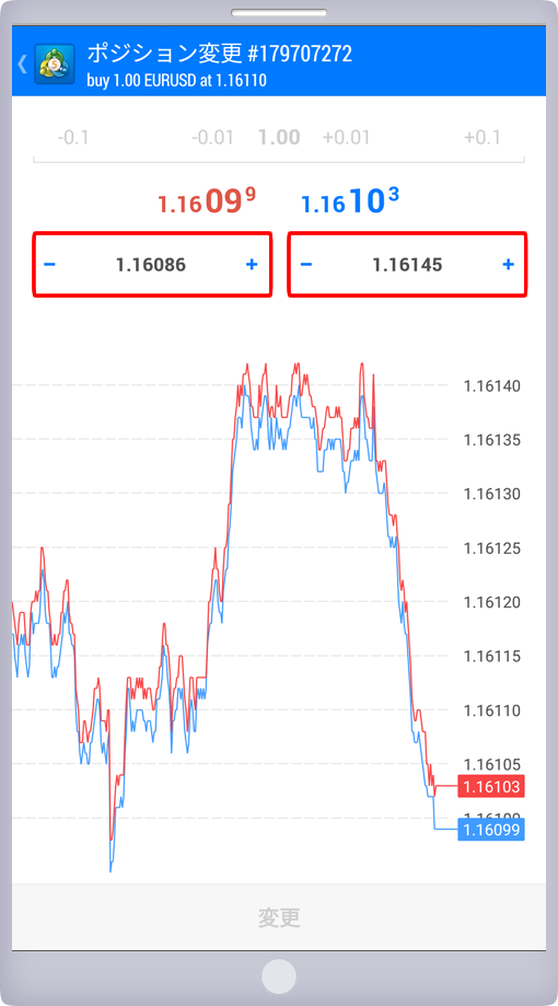 SL・TP設定画面