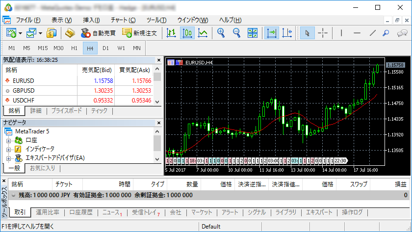 解像度480p選択時の画面表示