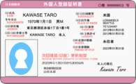 外国人登録証・在留カード・特別永住者証明書