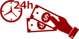 Pay-in & pay-out of the funds within 24h Deposit/Withdrawal within 24h