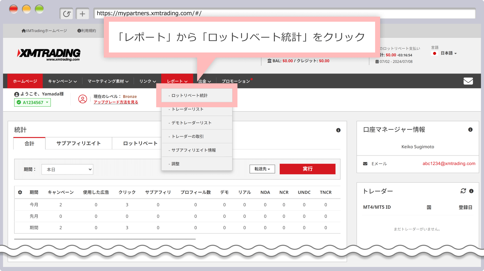 統計レポート
