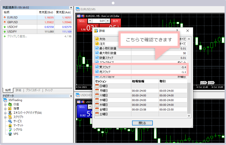 MT4/MT5(取引条件画面)